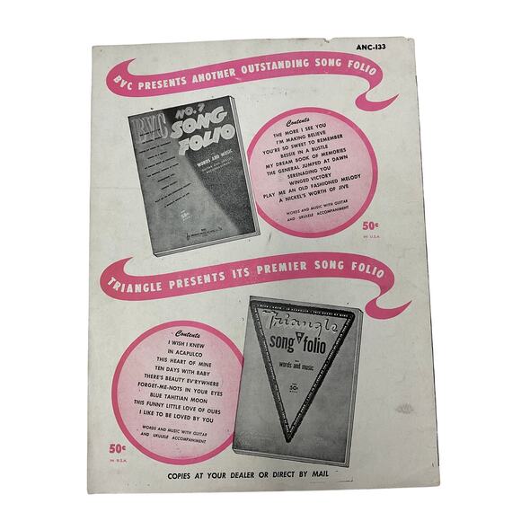 I Cant Begin To Tell You Sheet Music 1945 The Dolly Sisters Gordon Monaco - Picture 5 of 5